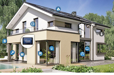 



Als Komplettsystem sollen alle Funktionen der Haustechnik zu einem intelligenten Netzwerk vereint werden. 
