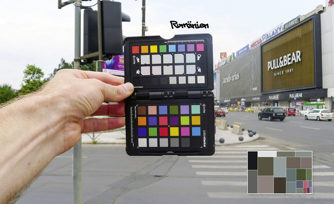 
Entlang des 26. Längengrades untersuchte Farbgestalter Prof. Pretnar die Farbgebung von 22 Städten.
