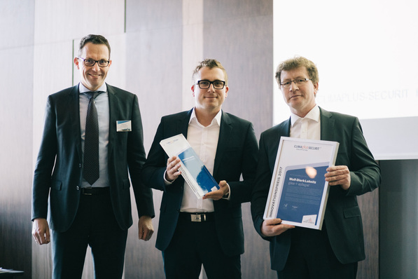 Bei der ersten CSP-Preisübergabe (v.l.):: Jürgen Peitz, SGG -Geschäftsführung, Patrick Georg, SGG-Marketing und Mario Lohnitz.