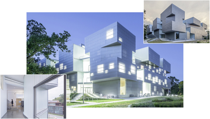 



Für Sonnenschutz und diffusen Lichteinfall ins Gebäudeinnere setzen die Architekten auf transluzente Wärmedämmung (links) und Sonnenschutzeinlage von Wacotech.
