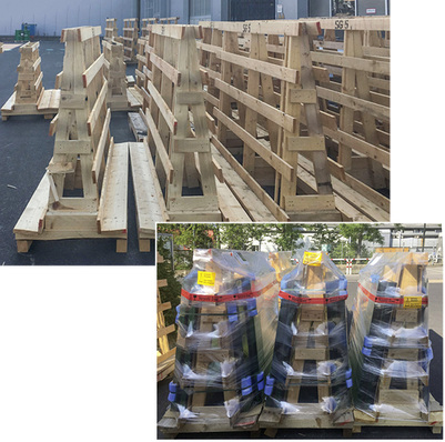 



Die Holzgestelle vom Typ Kinon sind standardmäßig 800 mm tief, 2700 mm lang und 1800 mm hoch.
