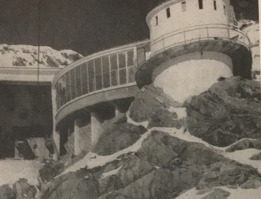 Auf 2650 Metern Höhe befindet sich die Gratstation an der "stolzen Valluga".