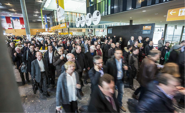 



Über 60 000 Besucher peilt die Messe Stuttgart für die R+T 2018 an.
