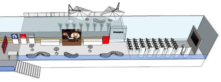 Empore in der Halle 6