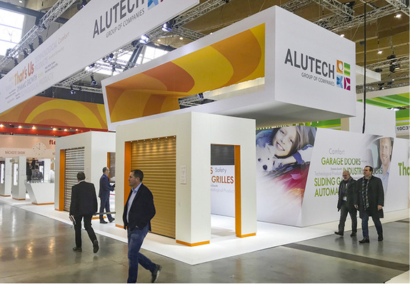 



AluTech stand durch die Übernahme in die Hörmann-Gruppe besonders im Interesse der Besucher. 
