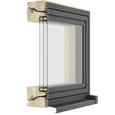 



Das ClimaTrend Style-System (hier in der Ausführung als Holz-Alu-Fenster), vereint modernes Design mit höchster Funktionalität und ermöglicht die Produktion unter absolut wirtschaftlichen Gesichtspunkten.
