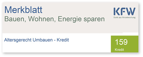 



Mit den Programmen 159 und 455 fördert die KfW-Bank Baumaßnahmen, die Barrieren reduzieren und eine hohe Wohnqualität gewährleisten sollen.
