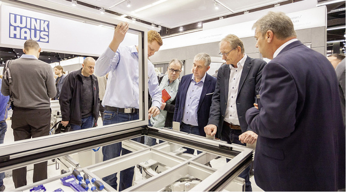 



Die Anschlagtische am Messestand von Winkhaus luden zum Mitmachen ein.
