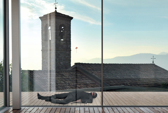 Dieses Bild zeigt, dass Glas ein sicherheitsrelevanter Werkstoff ist!