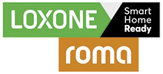 
Roma Produkte können in zahlreiche namhafte Smarthome-Systeme integriert werden, zum Beispiel in das hochintelligente Loxone Smarthome, das auf dem boomenden Smarthome-Markt immer mehr Zuspruch findet.




