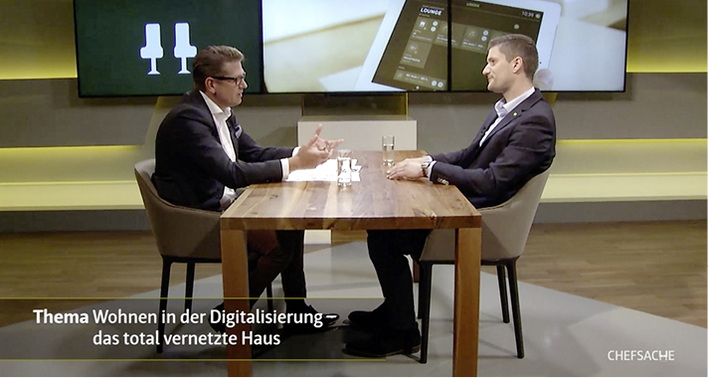 



Die Akzeptanz von Smarthome zeigt sich immer deutlicher und findet auch mehr und mehr in Fernsehsendungen, wie hier im Interview mit dem Geschäftsführer von Loxone Deutschland, Manuel Nader, ihre Verbreitung.

