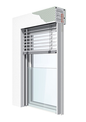 



Erhältlich ist VisioNeo in Kombination beispielsweise mit den Fenster-System-Raffstoren und Vorbau-Raffstoren.
