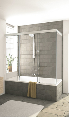 



Im Bad setzen zunehmend Beschläge mit farbigen Sonderoberflächen Akzente.
