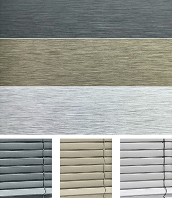 



Die neuen CDL Lamellenfarben: Dunkelgrau, Bronze und Silber, matt und gebürstet.
