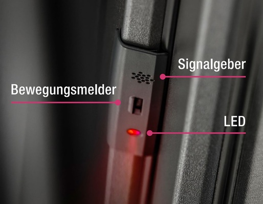 Das Einbruchpräventionssystem Smart Guard besitzt einen intelligenten Erkennungssensor, der potentielle Einbrecher registriert.