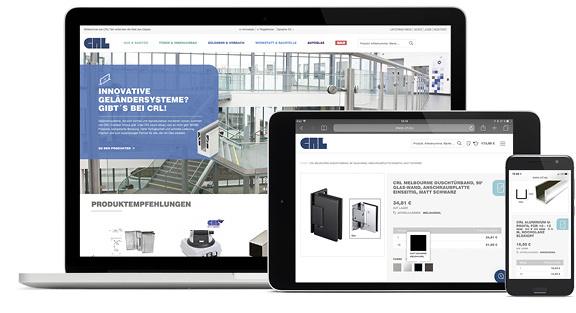 



Der neue CRL-Webshop lässt sich einfach vom PC, Tablet oder Smartphone bedienen, um das Bestellen leicht zu machen.
