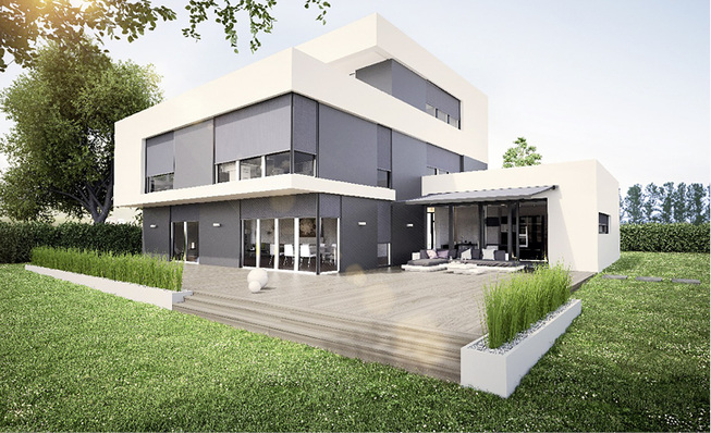 



Im Bereich der Privathäuser kommen die ZIP-Systeme immer öfter zum Einsatz. Neben Schutz vor hohen Windgeschwindigkeiten bieten sie dem Architekten auch eine hohe gestalterische Freiheit.
