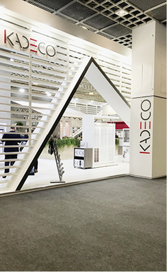 



Unternehmen wie z. B. Kadeco sind dieses Jahr mit der Umstellung der Hallenkonzepte in der Halle 8 zu finden.
