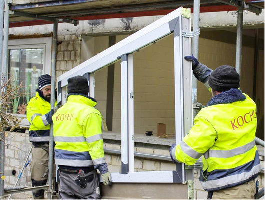 



Einbau neuer Fensterelemente
