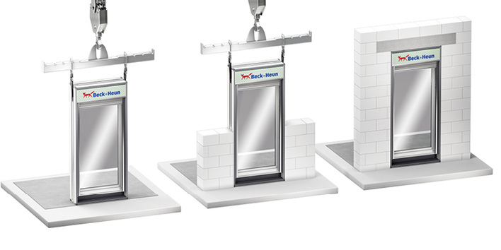 



Einmauern, in die Mauernische einheben oder in die Maueröffnung einschieben, Windowment kann in mehreren Varianten in den Rohbau oder bei der Sanierung eingebracht werden.
