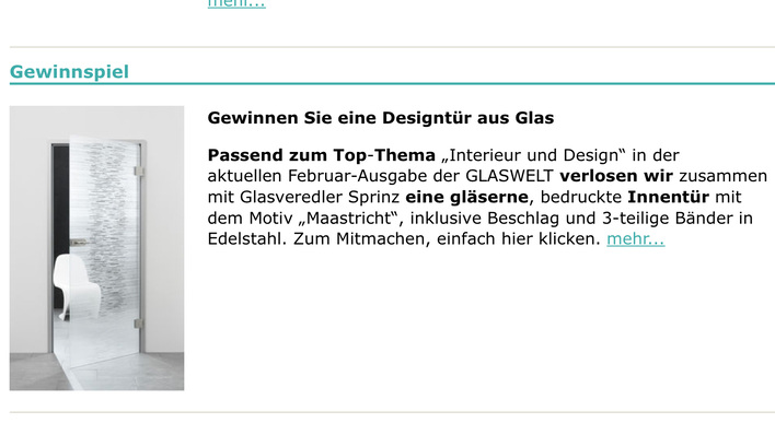 Diese Innentür gibt es zu gewinnen