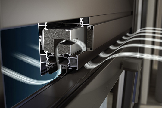 



Patentierte Fenstertechnik – das Schallschutzfenster Hueck Lambda SA für hohe Schalldämmung und natürliche Lüftung.
