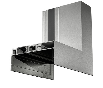 



Das Universal-Rahmenprofil GSP multiframe wird auf der Baustelle auf das Panel geklemmt. Fenster-, Türen- und Fassadensysteme lassen sich nun einfach einschieben und mit dem Adapterrahmen verschrauben. 
