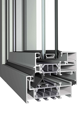 



Die SlimLine 38 Serie von Reynaers verfügt über ein hochisoliertes 3-Kammer-System mit ultraflachen Profilen.
