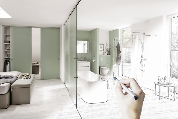 Glas ist nicht nur ein praktisches Material, wenn es um Hygiene und Sauberkeit geht, es bietet auch eine unendliche Gestaltungsvielfalt.