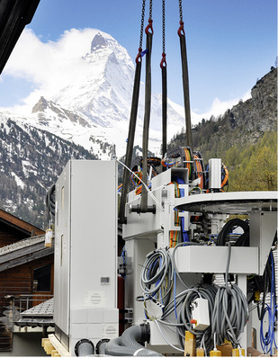 



„Die Conturex ist da“: Zum Abladen blieb nur eine Stunde Zeit.
