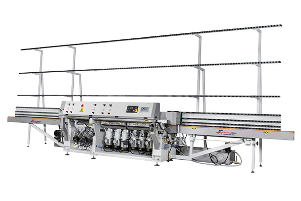 



Die Polierer-Anlage Mod. SME10 wurde für die Bearbeitung von flachen Kanten sowie von Winkeln von 0° bis 45° konzipiert. Dabei ist eine Zerium-Politur möglich.
