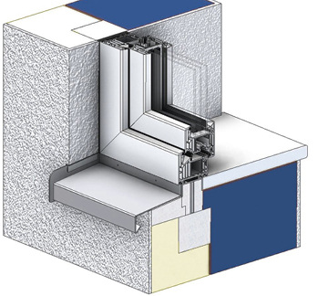 



Die Sohlbankzarge sorgt für eine Abdichtung und Dämmung des unteren Fensteranschlusses. 
