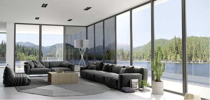 
Im gehobenen Wohnbau sowie im Objektsegment steigt die Nachfrage nach schaltbaren Sonnenschutzgläsern.



