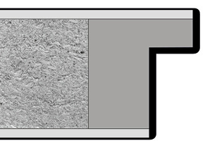 



Der Schnitt durch die Tür zeigt die Premiumkante und die homogene Versiegelung der Türblattkante. 
