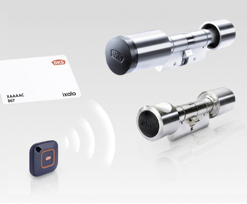 Doppelknauf Technologie SE von BKS oder mit der Technologie RFID: MIFARE