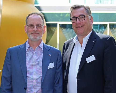 ARGE-Präsident Jens Busse (links) zusammen mit FVSB-Geschäftsführer Stephan Schmidt.