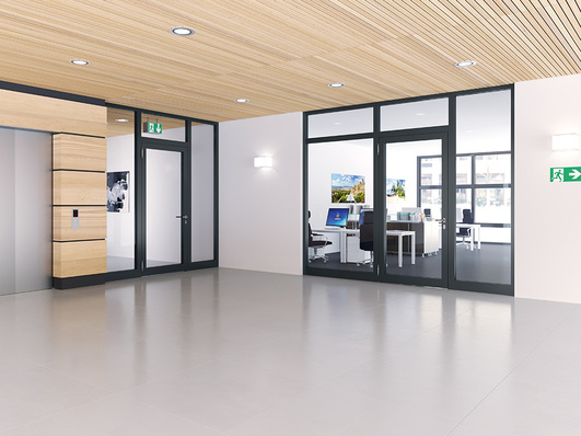 Ab sofort hat heroal mit Antifire 22 - EI 30 ein Brandschutzglas im Programm, das geprüft und zertifiziert ist.